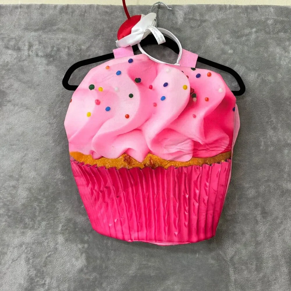 Seasons Cupcake Confetti Toddler Costume 2T-4T Girls Halloween Dress Up Pink